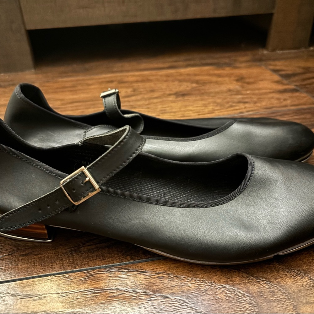 Black Mary Jane Flats(tap shoes)